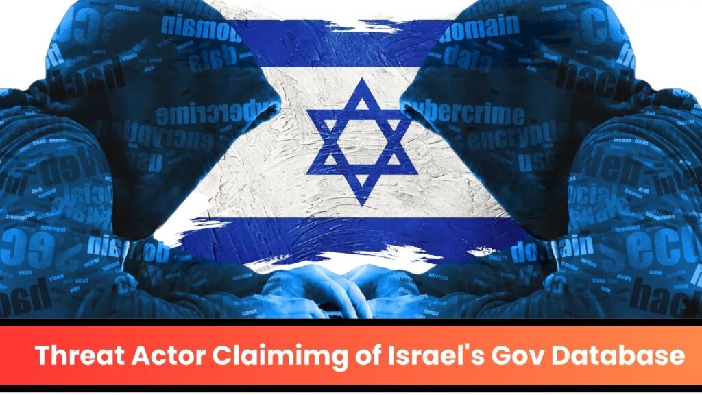 Threat Actor Claimimg of Israel's Government API Database